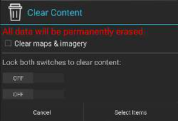 Clear Content — figure 2 (manual p. 91)