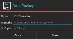 Data Package Tool — figure 13 (manual p. 49)