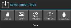 Import Tool — figure 2 (manual p. 81)