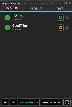 IMAGERY tab listing imagery files currently within the map view